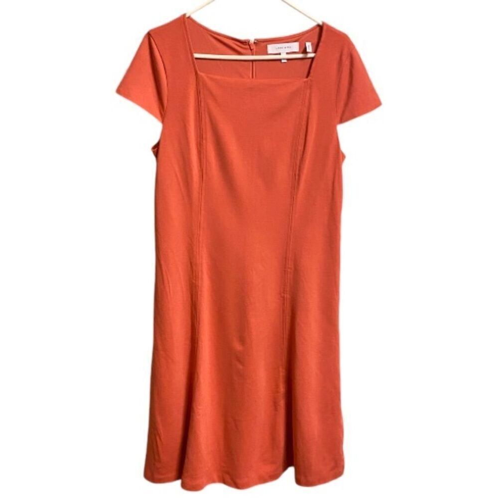 Lark & Ro Women’s Size 14 Cap Sleeve Fit And Flare A Line Shift Dress Classic